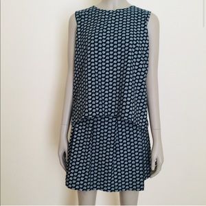 🆕 Zara Romper Navy Blue Paisley Print 🆕